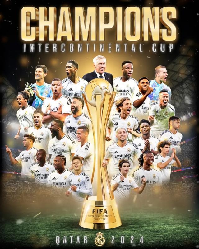 【洲际杯】姆巴佩+巴西双子星破门，皇马3比0加冕！